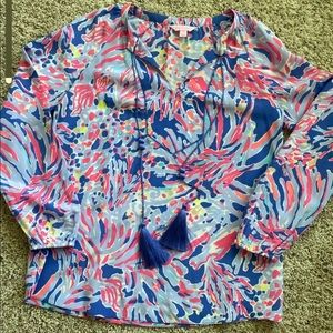 🛑 SOLD Lilly Pulitzer Blouse SZ XS